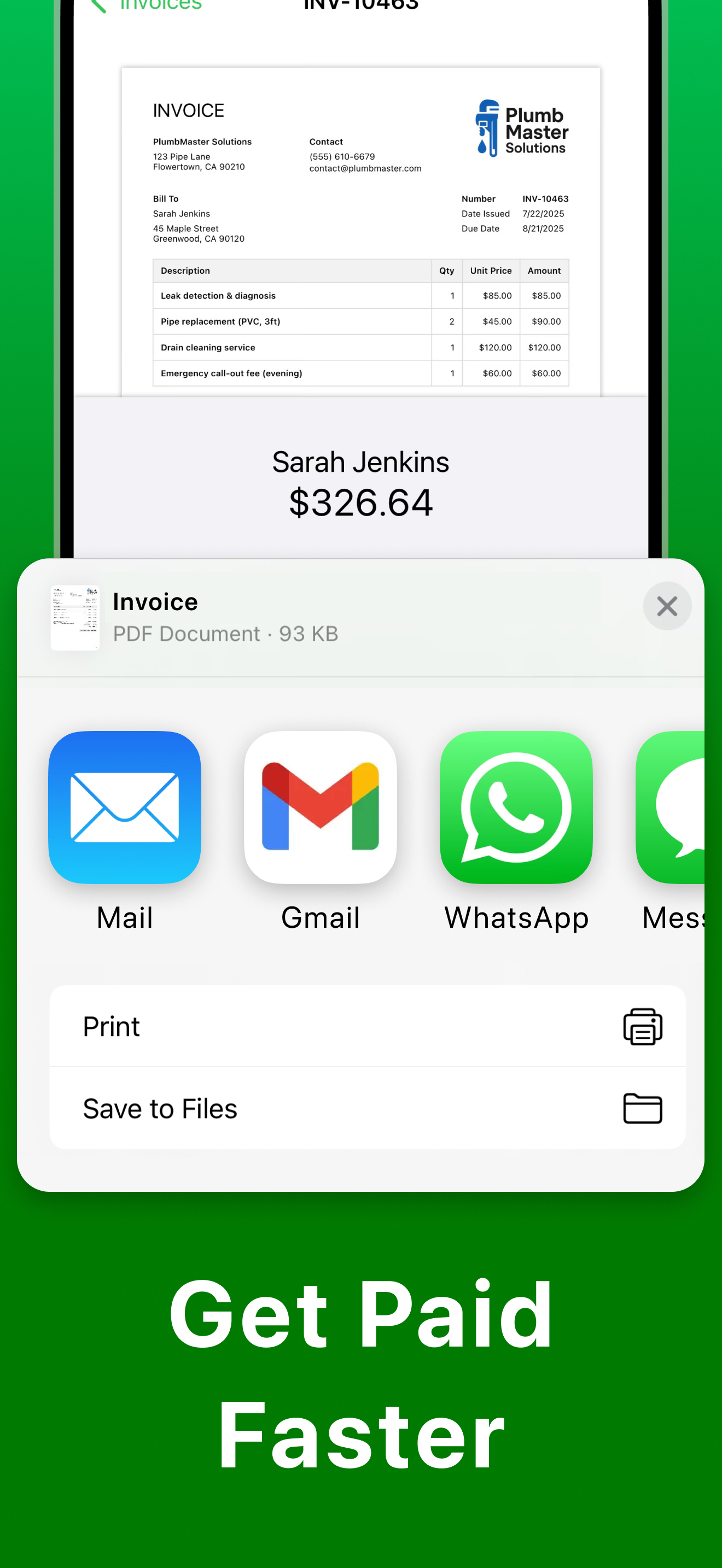 Invoice Screenshot 2