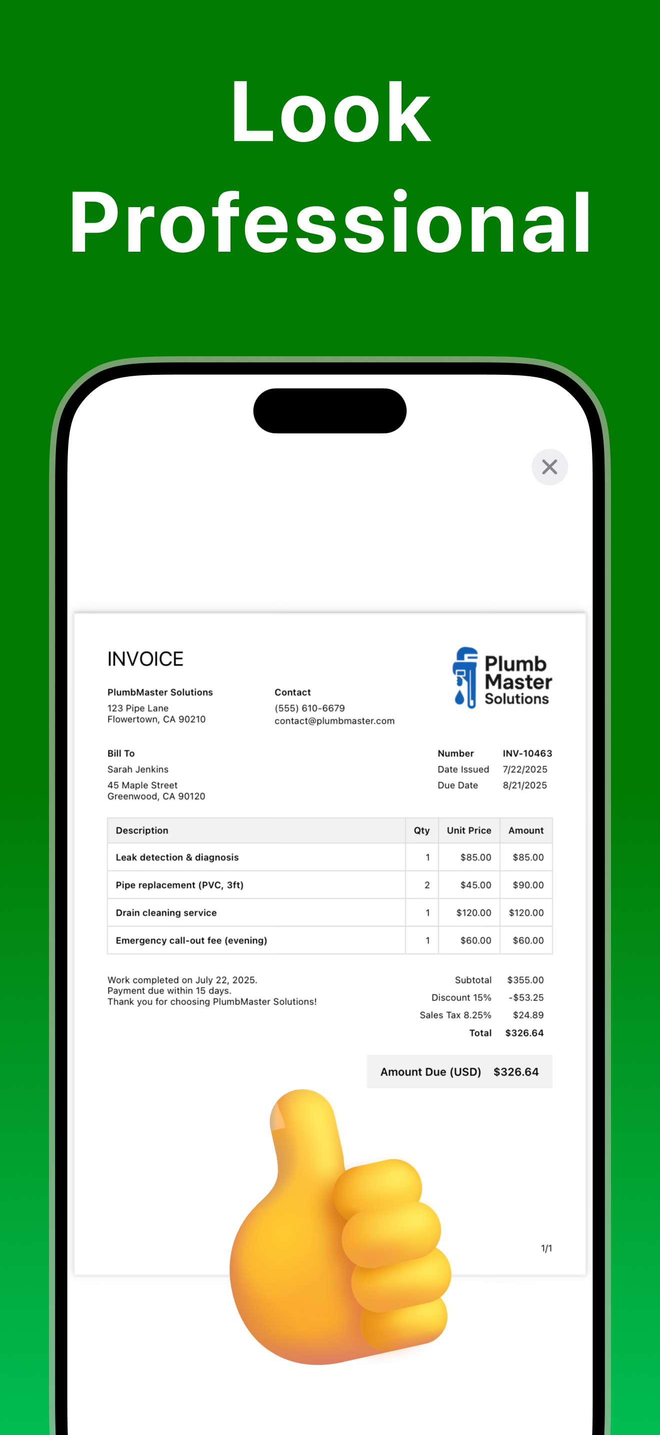 Invoice Screenshot 5