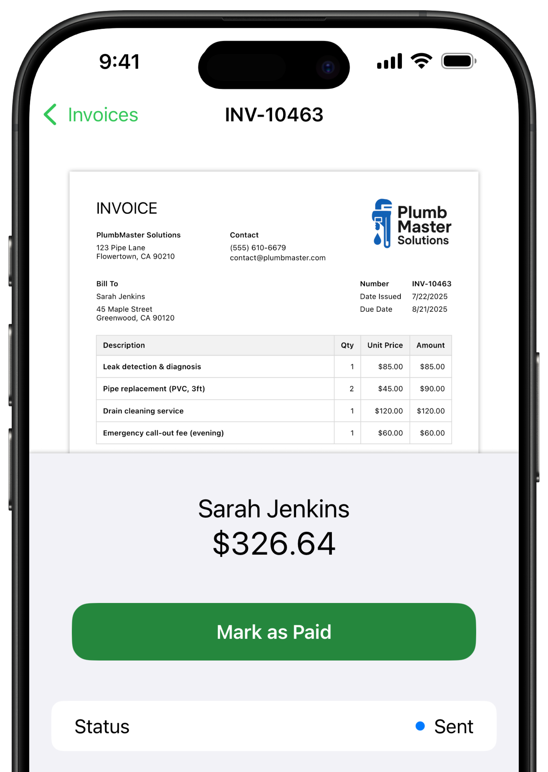 Tendoo App on iPhone